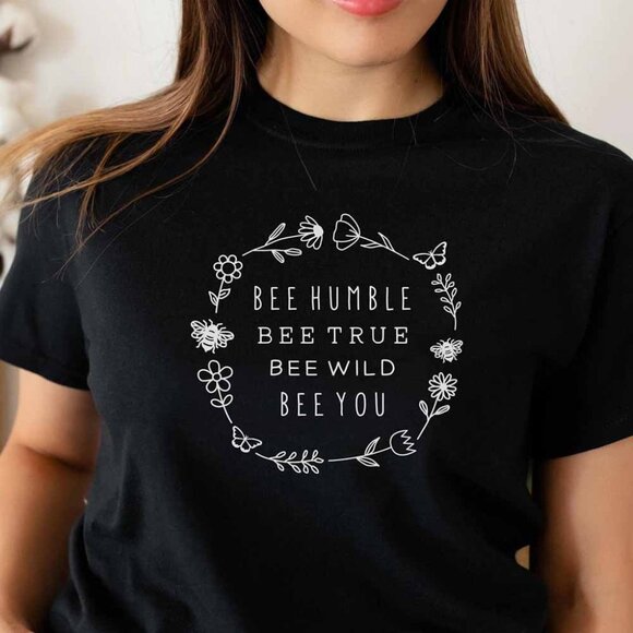 Bee Kind T-Shirt, Gift for Nature Lovers, Bee Lover T-Shirt - Picture 1 of 4